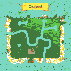 Map of Crumpet on day 1